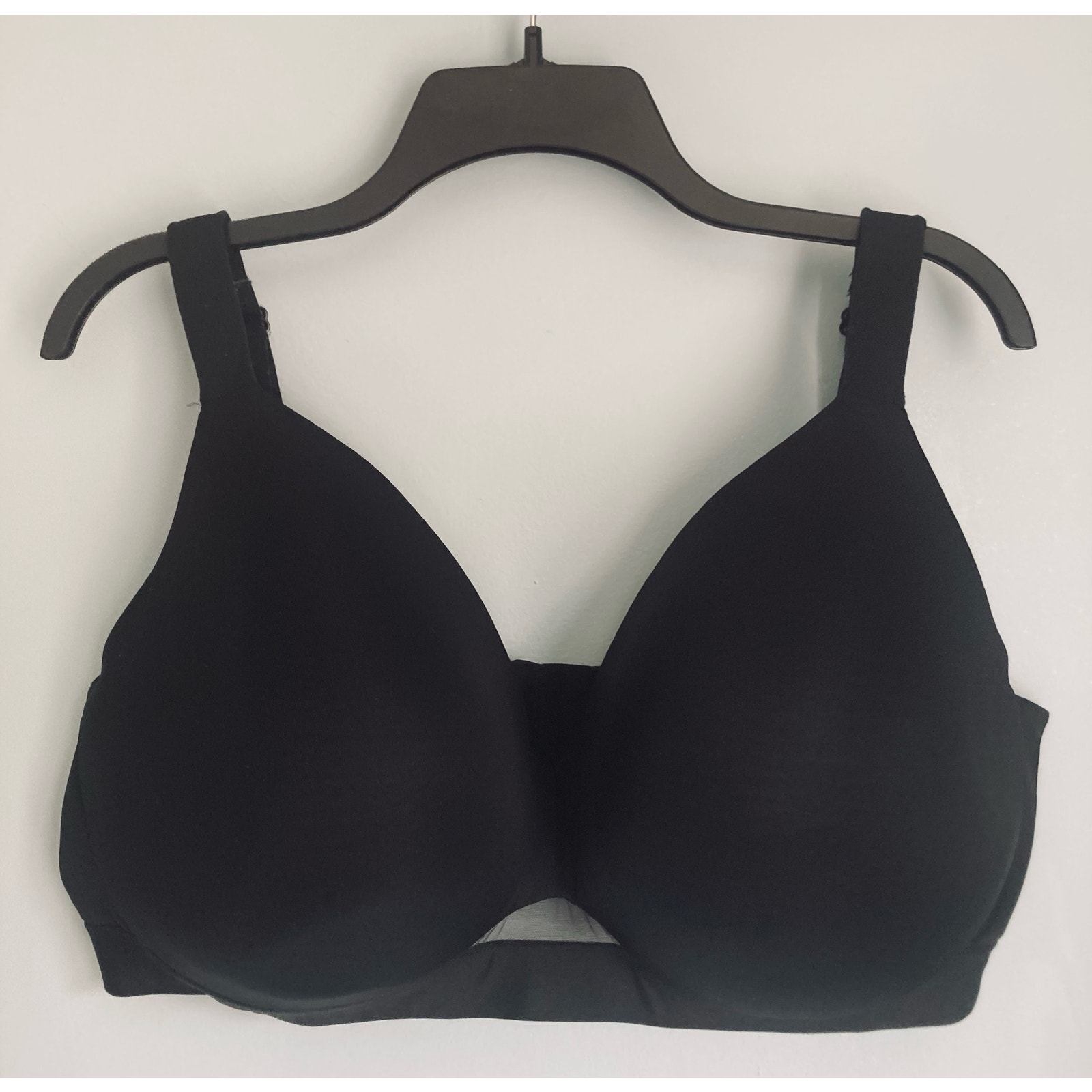 Cacique Lightly Lined Full Coverage Bra 42f Black